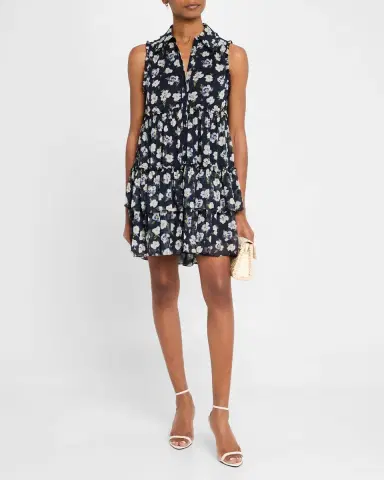 Cinq à Sept Becci Floral Sleeveless Mini Dress | Thumbnail 2 Cinq à Sept Becci Floral Sleeveless Mini Dress | Thumbnail 2