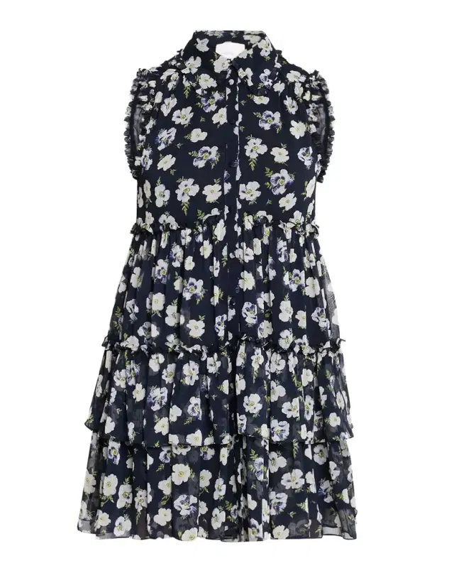 Cinq a Sept Becci Floral Sleeveless Mini Dress