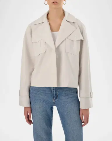 LaMarque Quinn Cropped Trench Jacket | Thumbnail 3 LaMarque Quinn Cropped Trench Jacket | Thumbnail 3