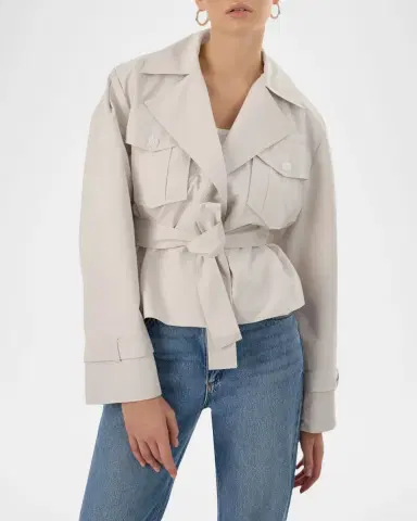 LaMarque Quinn Cropped Trench Jacket | Thumbnail 6 LaMarque Quinn Cropped Trench Jacket | Thumbnail 6