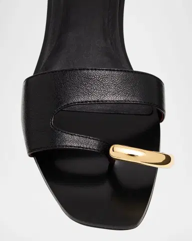 Tory Burch Pierced Leather Toe Ring Flat Sandals | Thumbnail 5 Tory Burch Pierced Leather Toe Ring Flat Sandals | Thumbnail 5