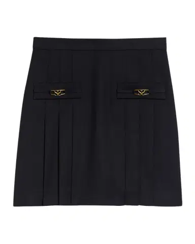 Sandro Rebeca Stitched Pleat Mini Skirt | Thumbnail 1