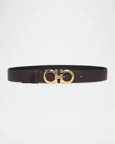 Ferragamo Donna Reversible Calf Leather Belt | Thumbnail 2