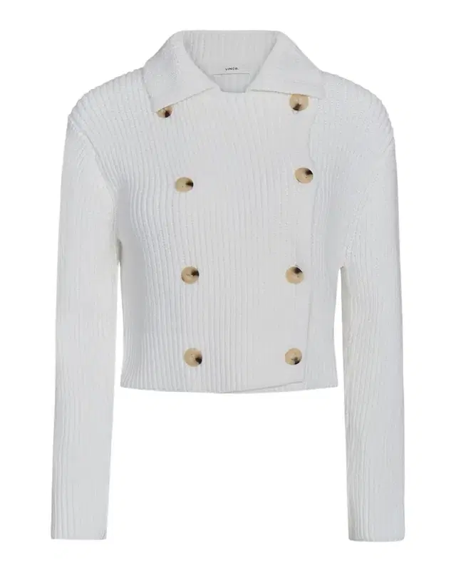 Vince Double-Breasted Sweater Jacket