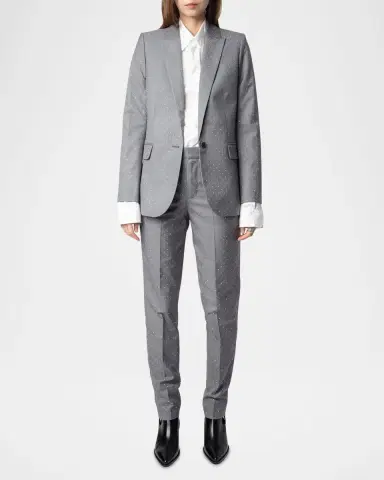 Zadig & Voltaire Valse Embellished Single-Breasted Blazer | Thumbnail 2 Zadig & Voltaire Valse Embellished Single-Breasted Blazer | Thumbnail 2