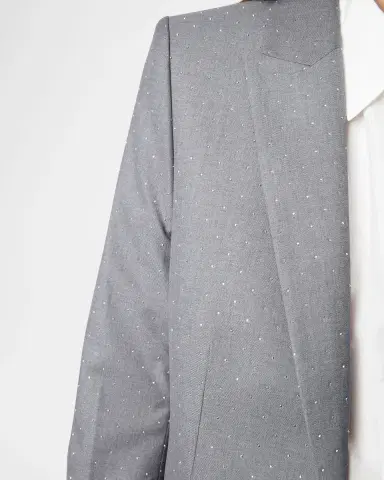 Zadig & Voltaire Valse Embellished Single-Breasted Blazer | Thumbnail 4 Zadig & Voltaire Valse Embellished Single-Breasted Blazer | Thumbnail 4