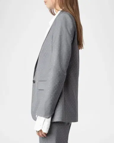 Zadig & Voltaire Valse Embellished Single-Breasted Blazer | Thumbnail 5 Zadig & Voltaire Valse Embellished Single-Breasted Blazer | Thumbnail 5