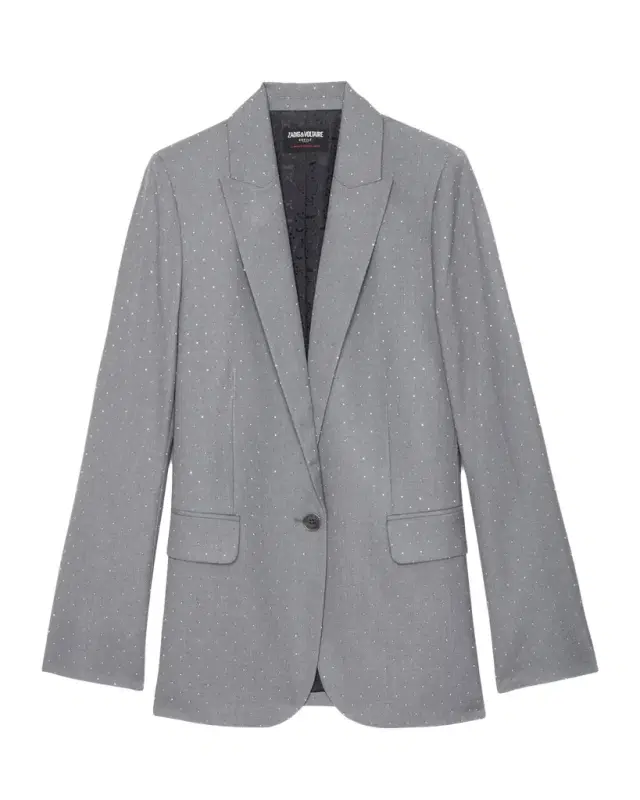 Zadig & Voltaire Valse Embellished Single-Breasted Blazer