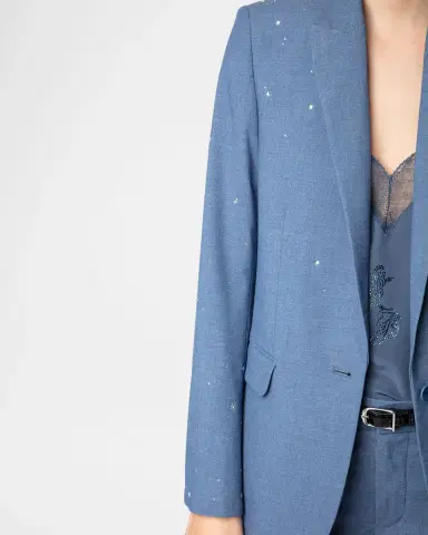 Zadig & Voltaire Valse Star Embellished Single-Breasted Blazer | Thumbnail 5 Zadig & Voltaire Valse Star Embellished Single-Breasted Blazer | Thumbnail 5