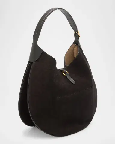 Polo Ralph Lauren Polo ID Suede Large Shoulder Bag | Thumbnail 3 Polo Ralph Lauren Polo ID Suede Large Shoulder Bag | Thumbnail 3
