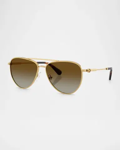 Swarovski SK7031 Crystal Metal Aviator Sunglasses | Thumbnail 3 Swarovski SK7031 Crystal Metal Aviator Sunglasses | Thumbnail 3