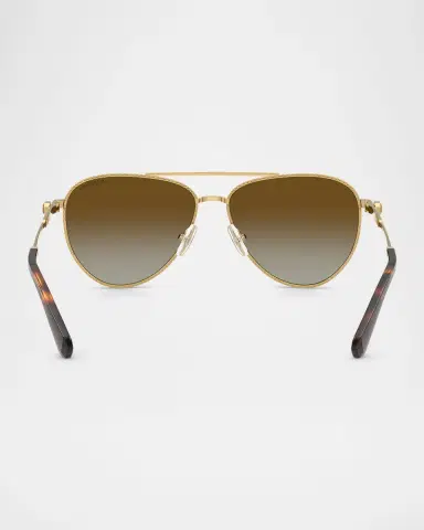 Swarovski SK7031 Crystal Metal Aviator Sunglasses | Thumbnail 4 Swarovski SK7031 Crystal Metal Aviator Sunglasses | Thumbnail 4