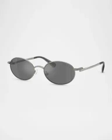 SWAROVSKI SK7033 Metal Oval Sunglasses | Thumbnail 3 SWAROVSKI SK7033 Metal Oval Sunglasses | Thumbnail 3