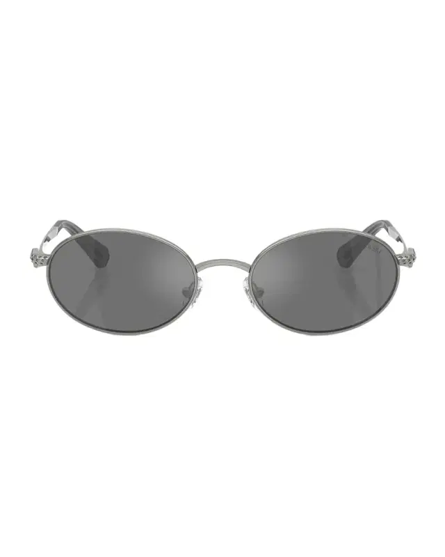 SK7033 Metal Oval Sunglasses