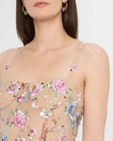 Bronx and Banco Mademoiselle Beaded Embroidered Midi Dress | Thumbnail 5 Bronx and Banco Mademoiselle Beaded Embroidered Midi Dress | Thumbnail 5