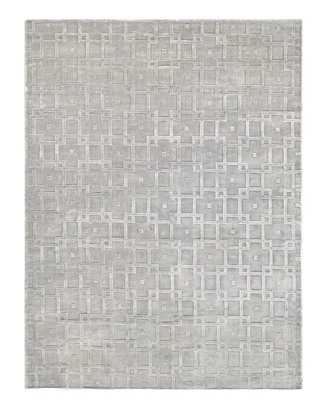 Exquisite Rugs Camora Hand-Loomed Silver Rug