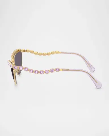 Swarovski SK7030 Cat Eye Crystalized Sunglasses | Thumbnail 2 Swarovski SK7030 Cat Eye Crystalized Sunglasses | Thumbnail 2