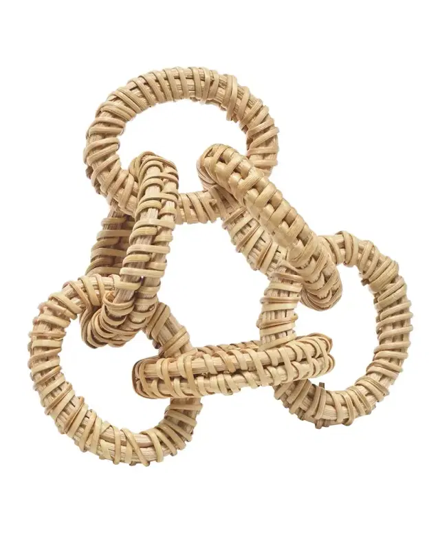 Kim Seybert Rattan Link Napkin Ring