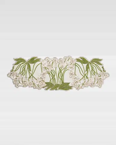 Kim Seybert Orchid Table Runner | Thumbnail 2 Kim Seybert Orchid Table Runner | Thumbnail 2