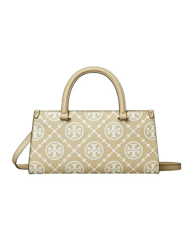 Tory Burch Small T Monogram East-West Leather Tote Bag