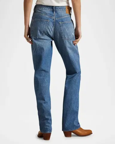 Polo Ralph Lauren High-Rise Relaxed Straight Jeans | Thumbnail 2 Polo Ralph Lauren High-Rise Relaxed Straight Jeans | Thumbnail 2