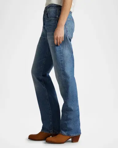 Polo Ralph Lauren High-Rise Relaxed Straight Jeans | Thumbnail 6 Polo Ralph Lauren High-Rise Relaxed Straight Jeans | Thumbnail 6