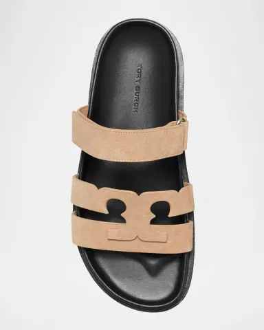 Tory Burch Ines Suede Sporty Slide Sandals | Thumbnail 3 Tory Burch Ines Suede Sporty Slide Sandals | Thumbnail 3