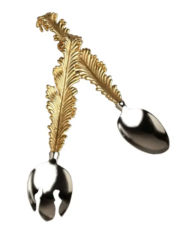 L 'Objet Lamina 2-Piece Serving Set