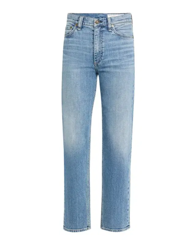 Rag & Bone Harlow Mid-Rise Ankle Straight Jeans