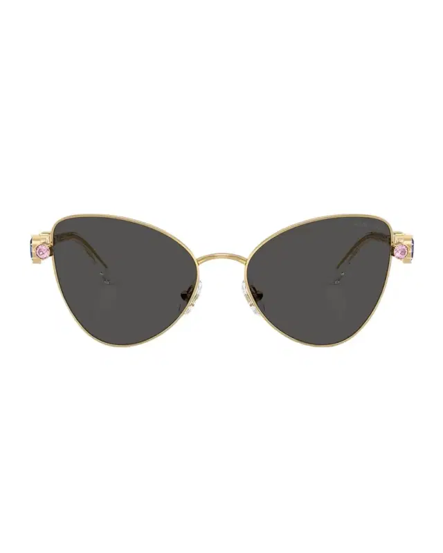 SWAROVSKI SK7034 Butterfly Crystalized Sunglasses