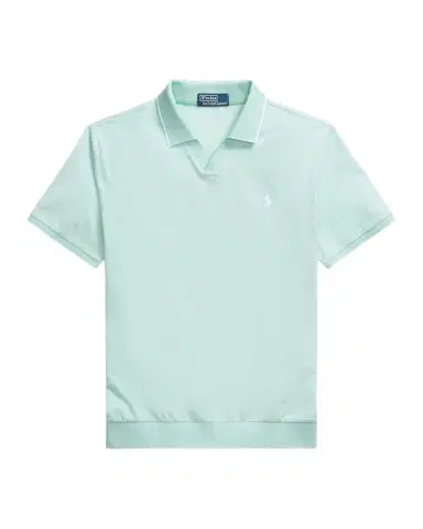 Polo Ralph Lauren Men's Jacquard Mesh Polo Shirt | Thumbnail 1 Polo Ralph Lauren Men's Jacquard Mesh Polo Shirt | Thumbnail 1