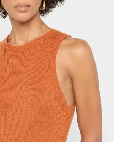 Vince High-Neck Cashmere-Silk Tank Top | Thumbnail 5 Vince High-Neck Cashmere-Silk Tank Top | Thumbnail 5