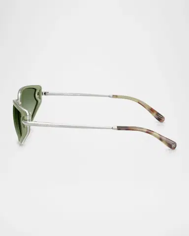 Tory Burch TY6115 Cat Eye Metal Sunglasses | Thumbnail 2