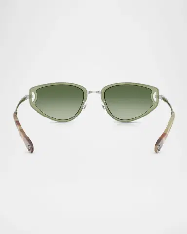 Tory Burch TY6115 Cat Eye Metal Sunglasses | Thumbnail 4