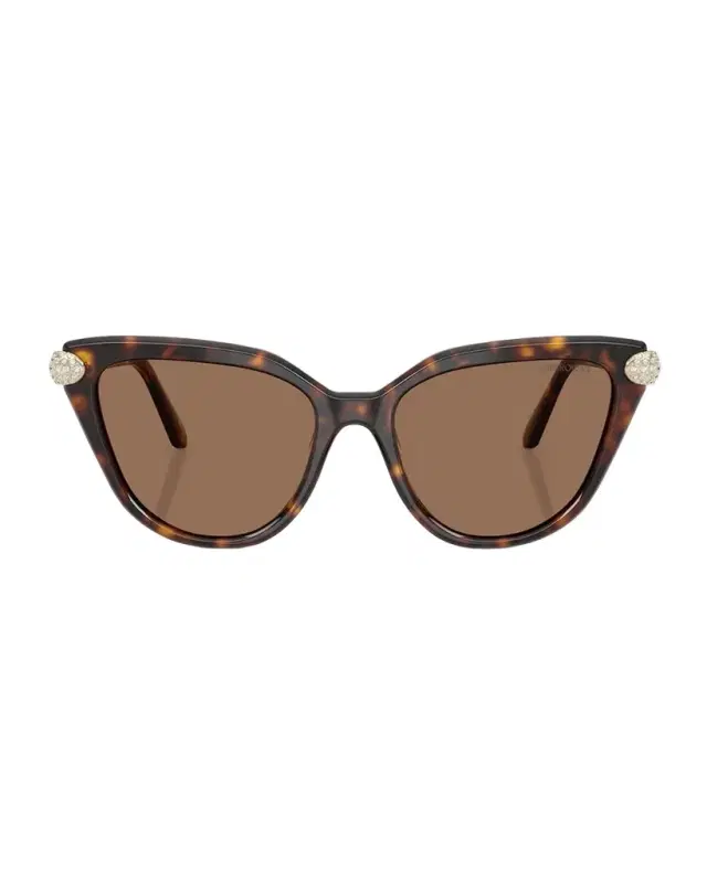 SWAROVSKI SK6038 Cat-Eye Embellished Sunglasses