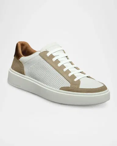 Allen Edmonds Men's Oliver Perforated Leather Slip-On Sneakers | Thumbnail 2 Allen Edmonds Men's Oliver Perforated Leather Slip-On Sneakers | Thumbnail 2