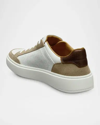 Allen Edmonds Men's Oliver Perforated Leather Slip-On Sneakers | Thumbnail 3 Allen Edmonds Men's Oliver Perforated Leather Slip-On Sneakers | Thumbnail 3