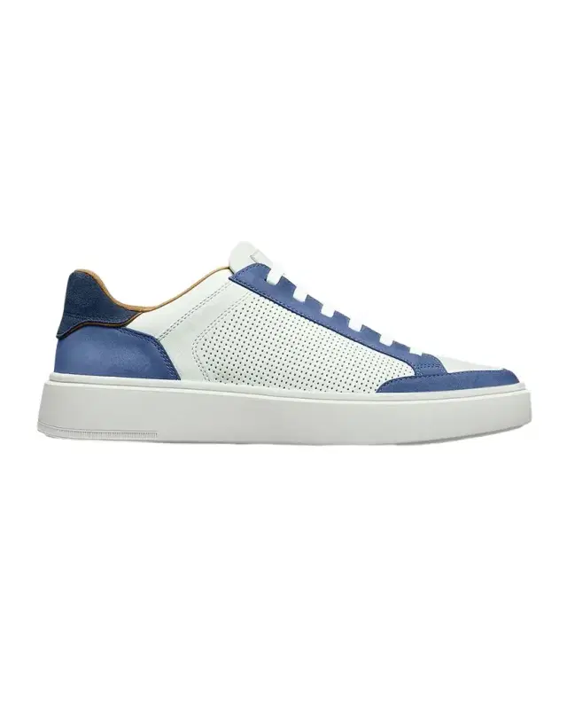 Men 's Oliver Perforated Leather Slip-On Sneakers
