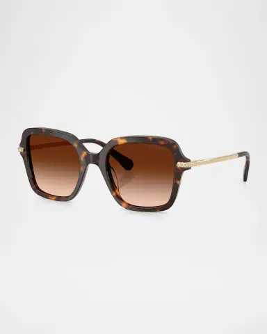 Swarovski SK6040 Crystal-Embellished Square Acetate Sunglasses | Thumbnail 3