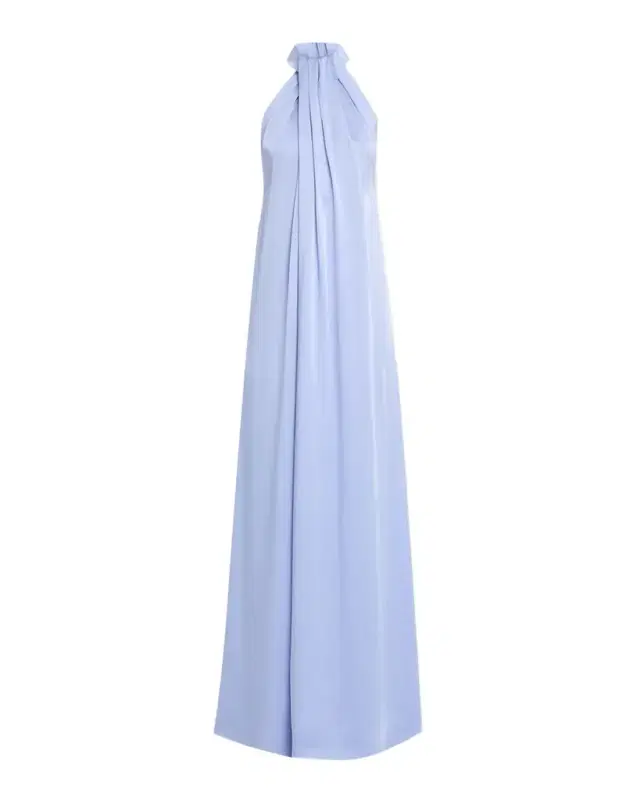 Envers Draped Satin Halterneck Dress