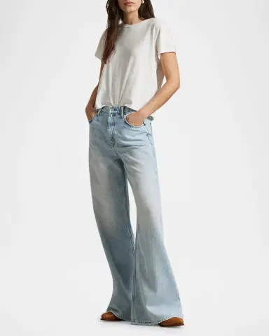 Polo Ralph Lauren High-Rise Wide-Leg Jeans | Thumbnail 2