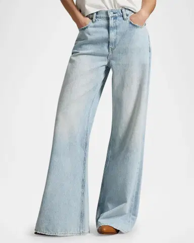 Polo Ralph Lauren High-Rise Wide-Leg Jeans | Thumbnail 4