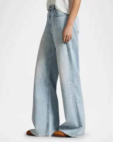 Polo Ralph Lauren High-Rise Wide-Leg Jeans | Thumbnail 5