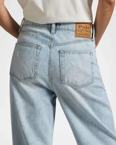 Polo Ralph Lauren High-Rise Wide-Leg Jeans | Thumbnail 6