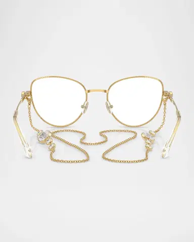 SWAROVSKI SK1022 Crystal Metal Cat-Eye Optical Frames | Thumbnail 3 SWAROVSKI SK1022 Crystal Metal Cat-Eye Optical Frames | Thumbnail 3