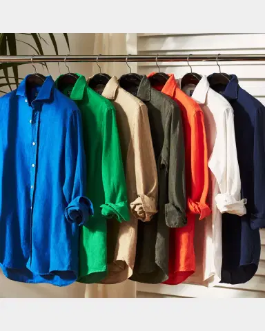 Polo Ralph Lauren Men's Classic-Fit Linen Casual Button-Down Shirt | Thumbnail 6 Polo Ralph Lauren Men's Classic-Fit Linen Casual Button-Down Shirt | Thumbnail 6