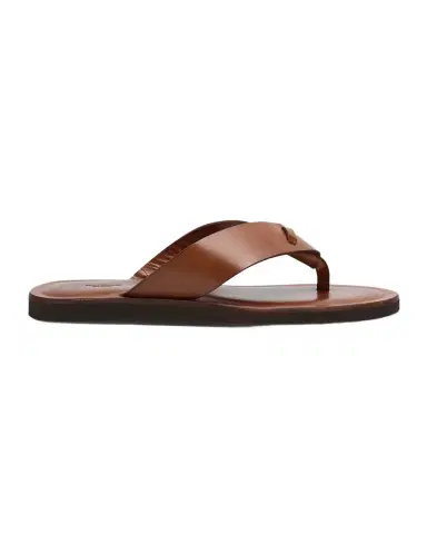Paul Stuart Men's Damascus Leather Flip-Flops | Thumbnail 1 Paul Stuart Men's Damascus Leather Flip-Flops | Thumbnail 1