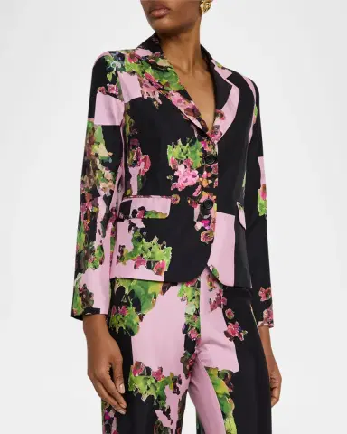Libertine Pink London Terrace Single-Breasted Short Jacket | Thumbnail 4 Libertine Pink London Terrace Single-Breasted Short Jacket | Thumbnail 4