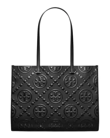 Tory Burch T Monogram Embossed Leather Tote Bag | Thumbnail 1 Tory Burch T Monogram Embossed Leather Tote Bag | Thumbnail 1