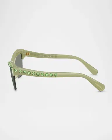 Swarovski SK6043 Butterfly Embellished Sunglasses | Thumbnail 2